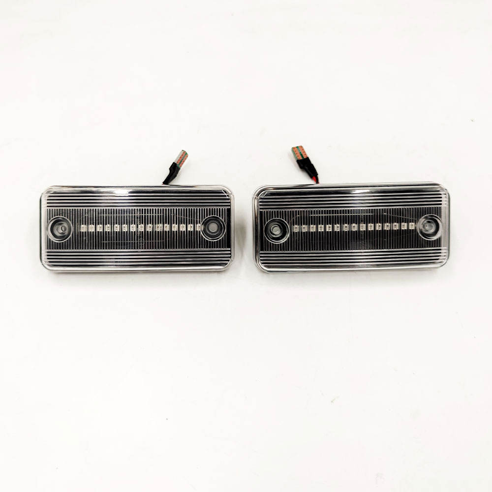 Боковой Габаритный Фонарь для Citroen Fiat Peugeot Renault Volvo - Пластиковый, Черного Цвета (Без динамической белой крышки)