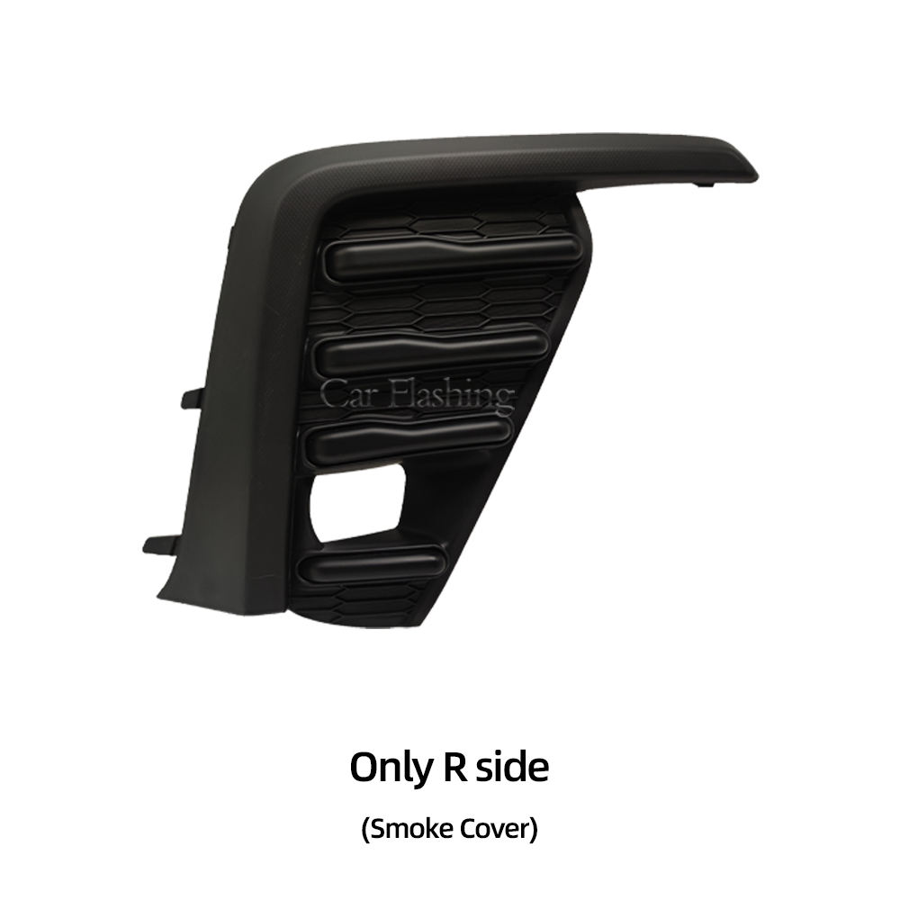 Крышка Противотуманной Фары для Subaru Ascent, Белая с Хромированными Полосками, из Abs (Дым правая сторона)