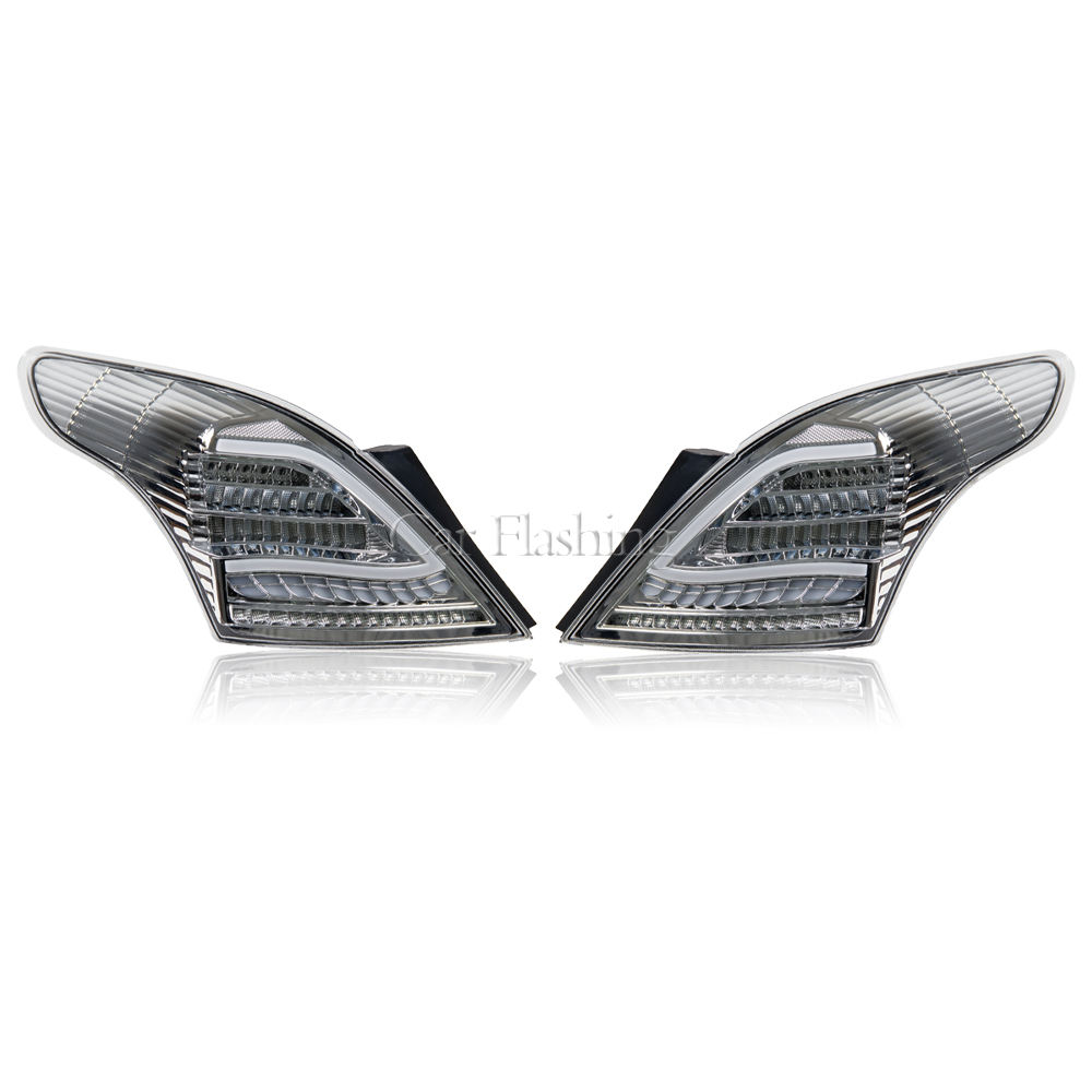 Фары Nissan Almera Светодиодные с Динамическими Поворотниками и Тормозными Лампами