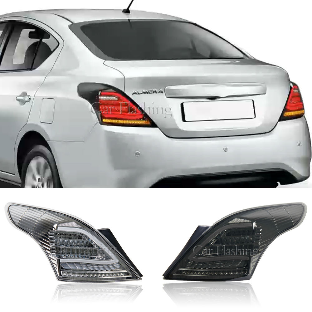 Фары Nissan Almera Светодиодные с Динамическими Поворотниками и Тормозными Лампами