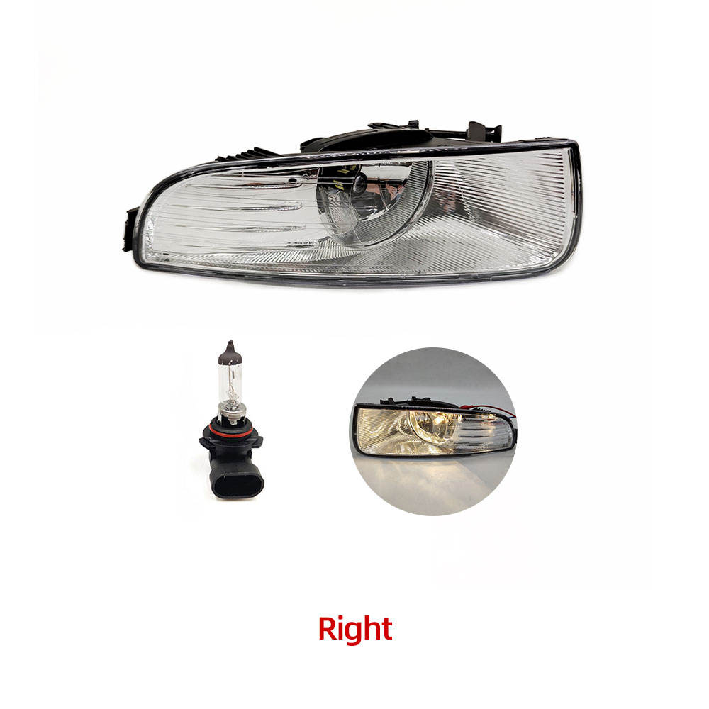 Фары Передние для Skoda Superb, Галогенные и Светодиодные Противотуманные, Белого Цвета (Галогенная сторона R)