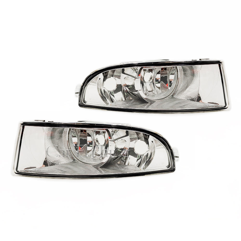 Противотуманные Фары Skoda Octavia Белого Цвета из Абс + Светодиодами (Левый и правый)