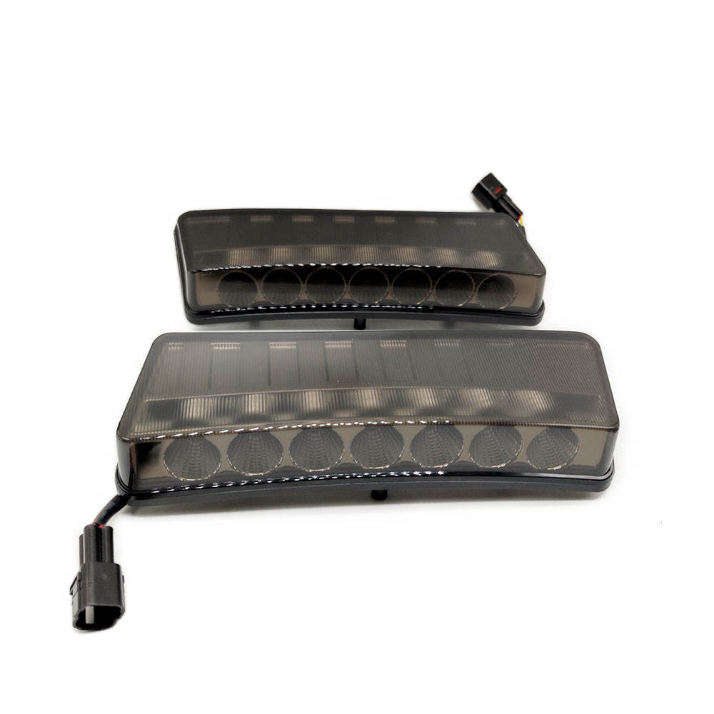 Светодиодные Фары Переднего Бампера для Nissan 350z Белого Цвета (2003-2005 дым)