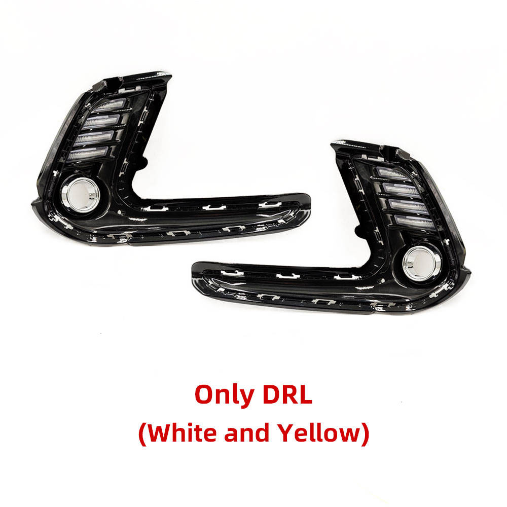 Светодиодные Дневные Огни Hyundai Elantra Avante Белого Цвета (Белый и желтый)