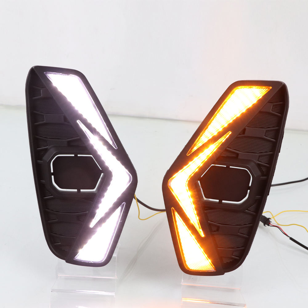 Противотуманные Фары с Сигналом Поворота для Nissan Navara Np300, Белый, Светодиодные