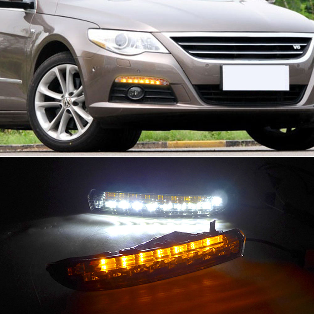 Дневные Ходовые Огни Led Volkswagen Passat Cc Белого Цвета