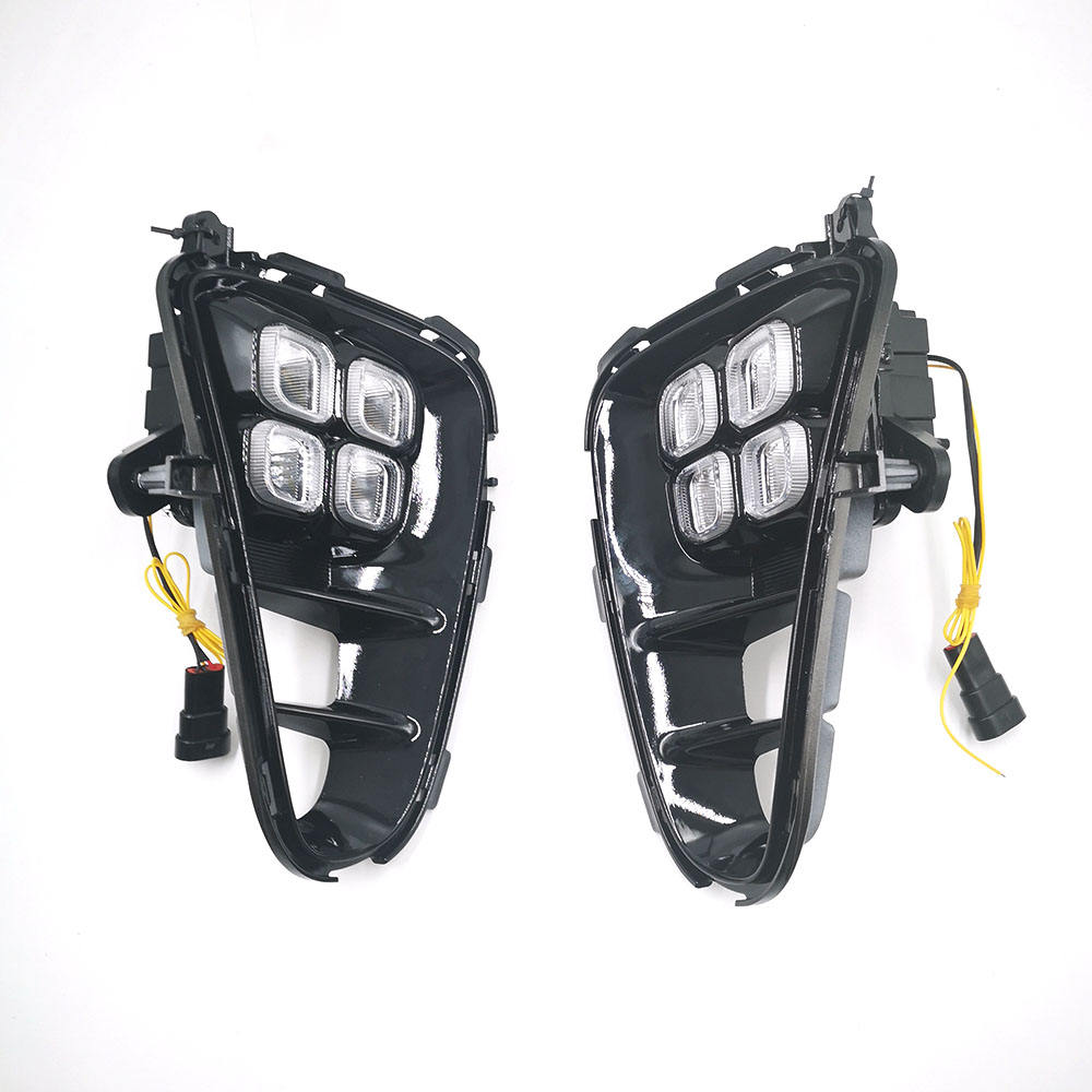 Противотуманный светодиодный светильник DRL для Kia Picanto, белый ABS, 2011-2023 год.