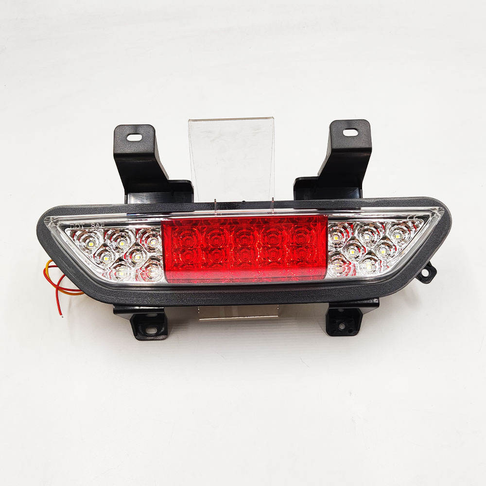 Задняя Противотуманная Фара Ford Mustang Красного Цвета с Led-освещением (Прозрачная крышка)