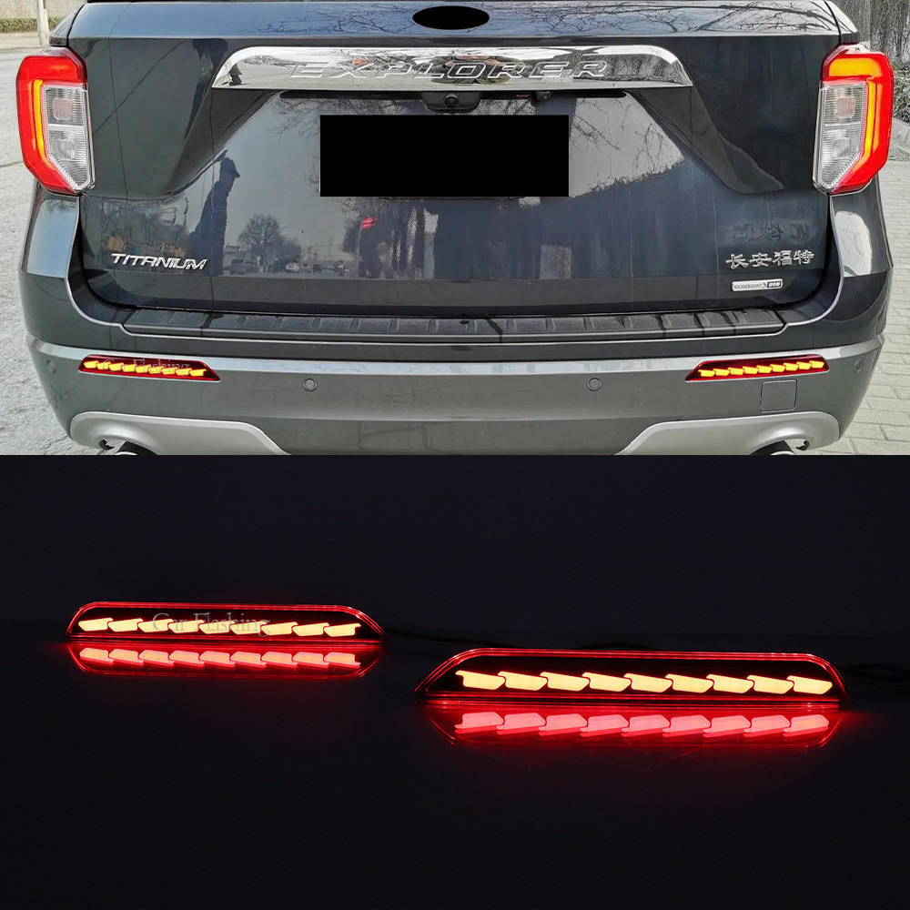 Габаритные фонари для Ford Explorer 2015-2016, ABS + светодиод, влагозащита, 500 лм
