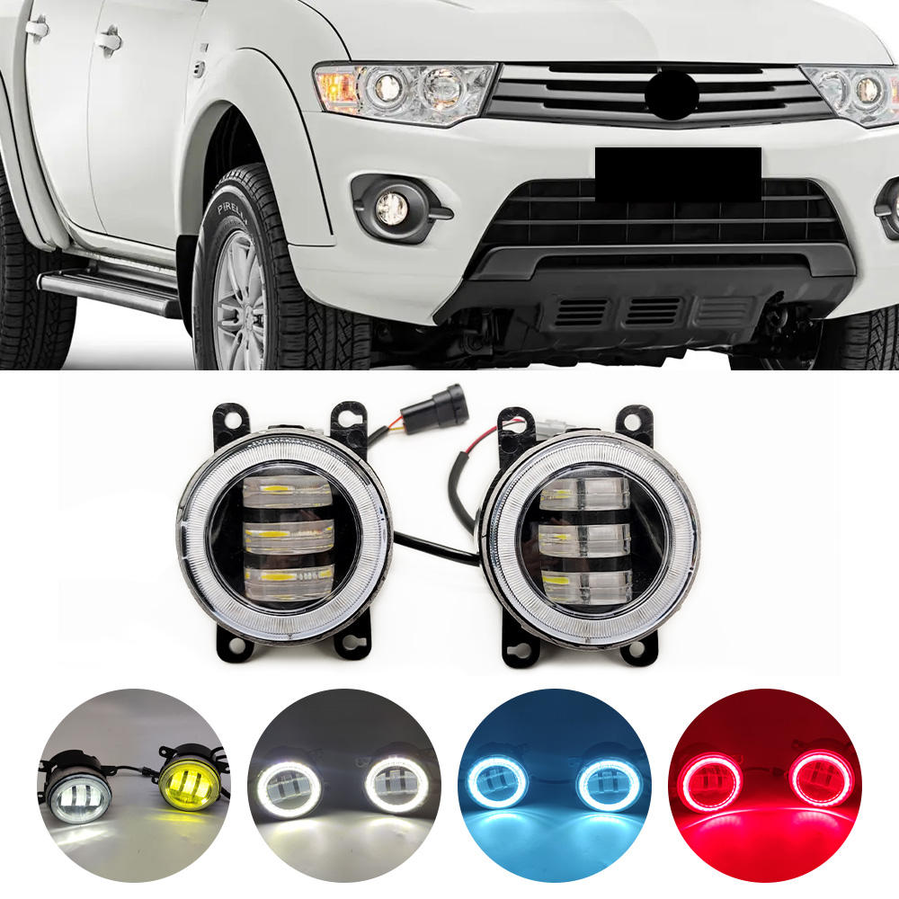 Противотуманные Фары Angel Eye Drl H11 для Mitsubishi Pajero Outlander Galant Colt Eclipse Rvr Endeavor Triton