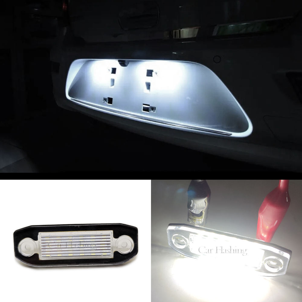 Светодиодная Подсветка Номерного Знака для Volvo S80 Xc90 S40 V60 Xc60 S70 V50 Xc70 V70, Холодный Белый