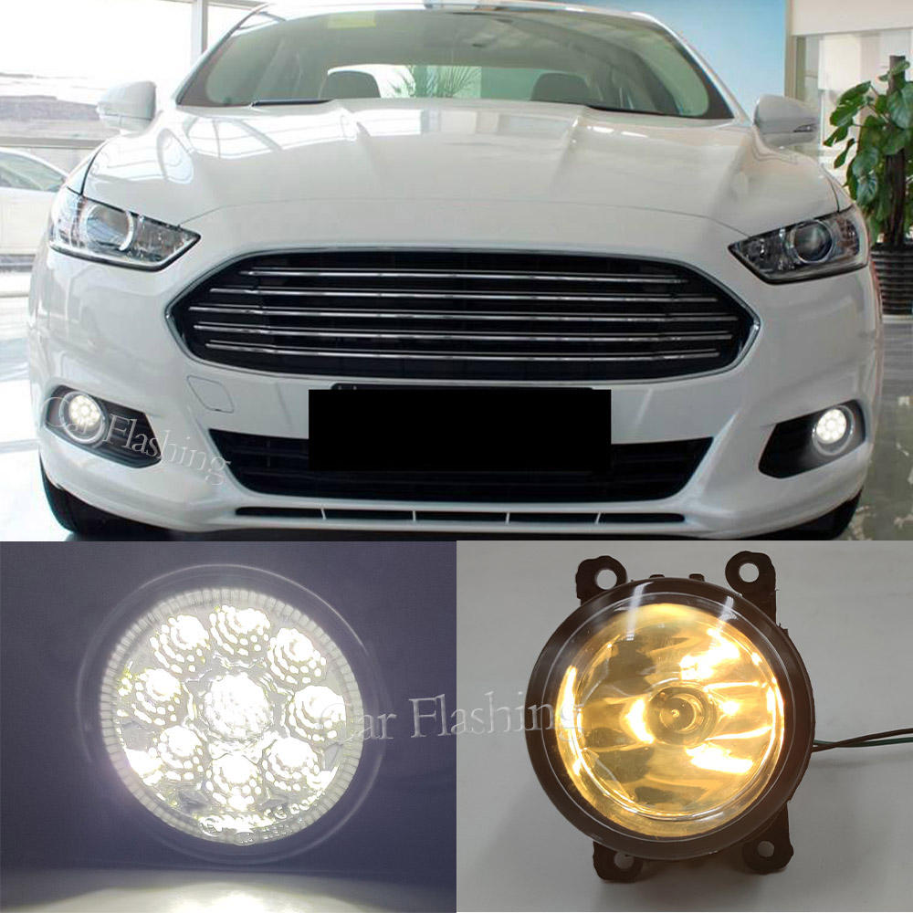 Противотуманные Фары Ford Fusion, Mondeo Белого Цвета из Abs и Светодиодов