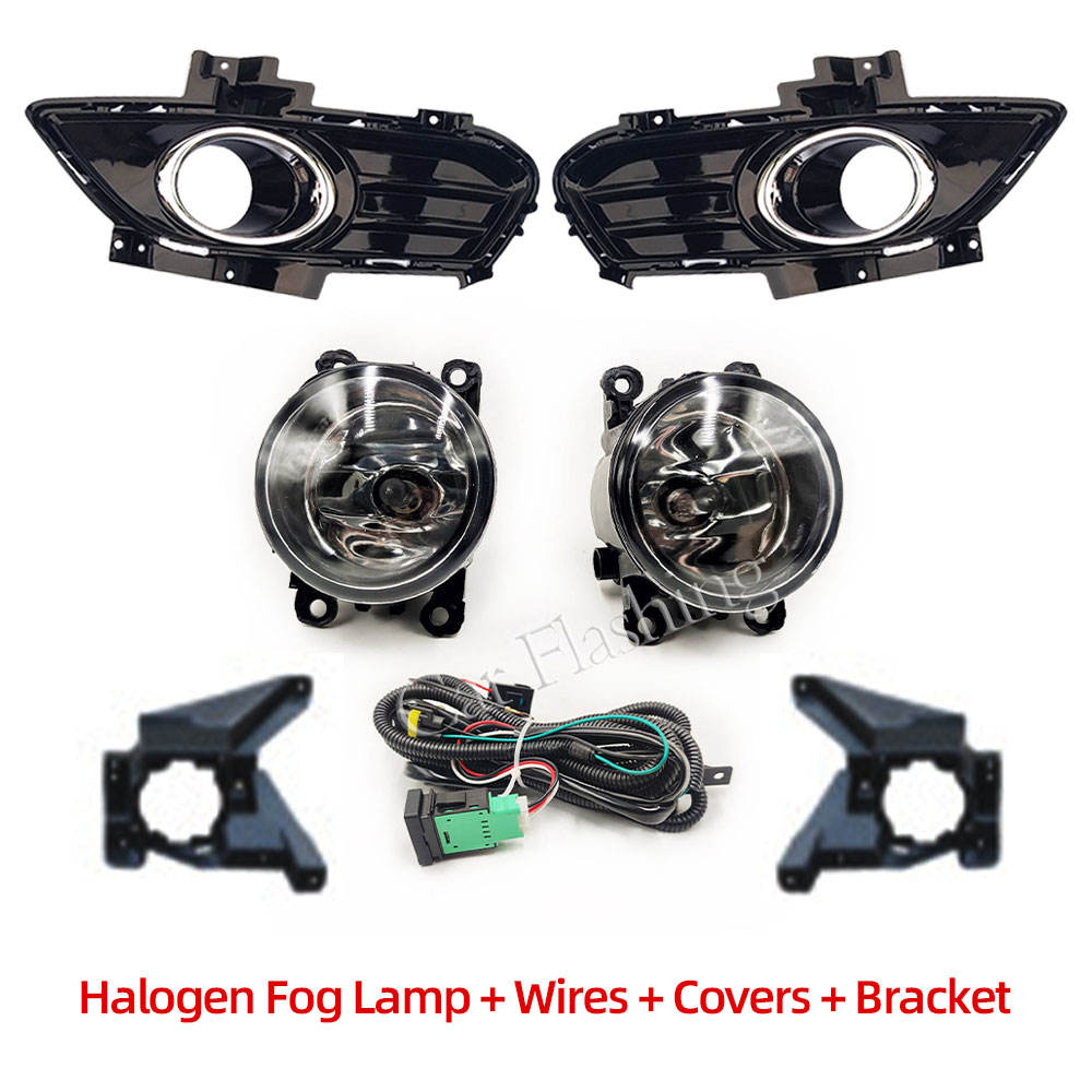 Противотуманные Фары Ford Fusion, Mondeo Белого Цвета из Abs и Светодиодов (Галогенный набор)