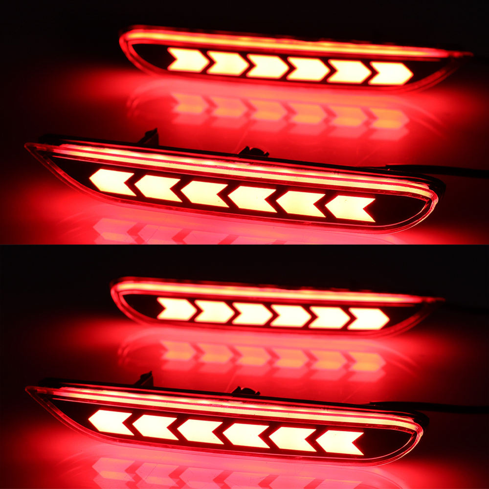 Стоп-сигнал для Nissan Qashqai X-trail Teana Altima и Infiniti Q50 Q70 Qx30 Qx80, Красный Светодиодный Отражатель Заднего Бампера