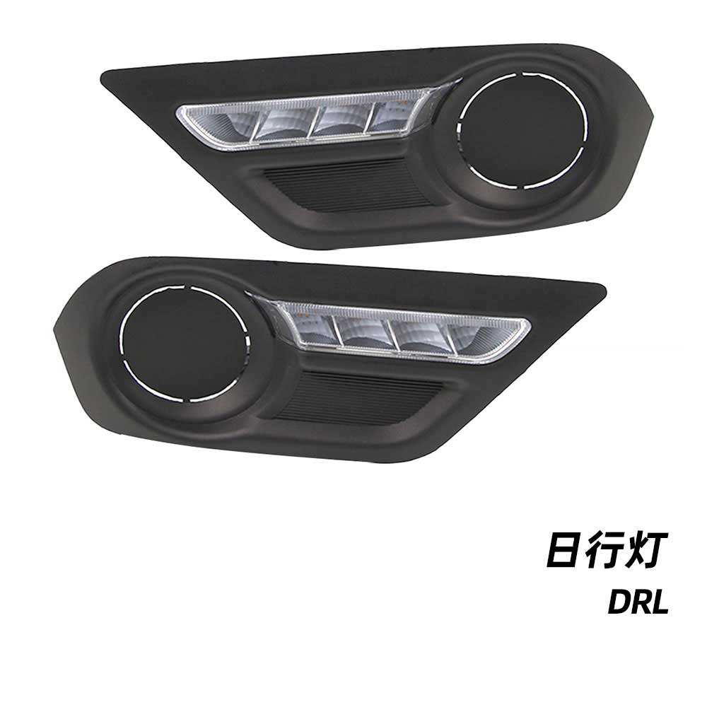 Дневные ходовые огни Isuzu Mu-X, белый светодиодный автосвет, ABS, 2013-2020 год выпуска.
