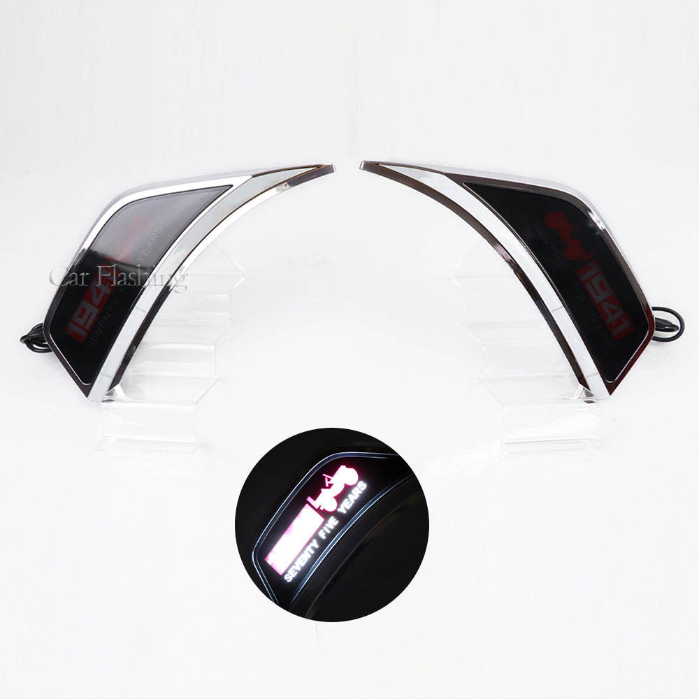 Передние Светодиодные Габаритные Огни для Jeep Wrangler и Gladiator, Белый Абс+светодиод