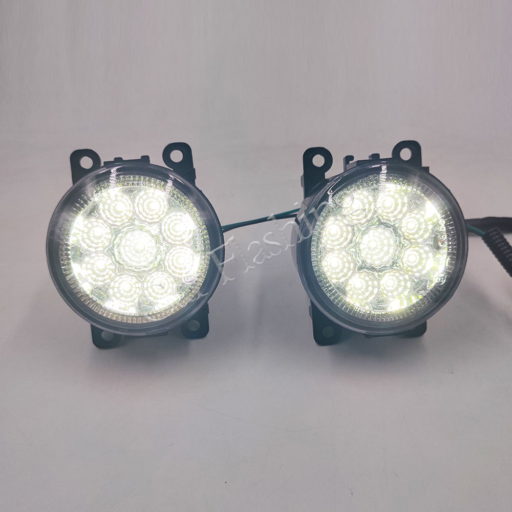 Противотуманные Светодиодные Фары для Renault Fluence, Koleos, Megane, Duster, Kangoo - Белый Абс + Светодиод