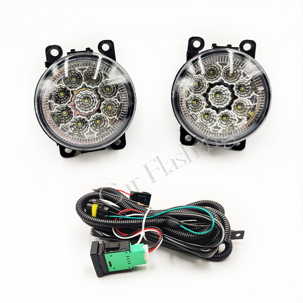 Противотуманные Фары Led для Ford Fusion Fiesta Mustang Ranger Focus C-max, Белый Abs-пластик