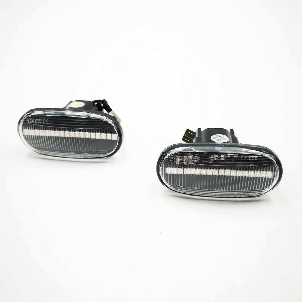 Светодиодный Боковой Габаритный Фонарь для Acura Honda Черного Цвета, Abs + Led (Без динамической прозрачной крышки)