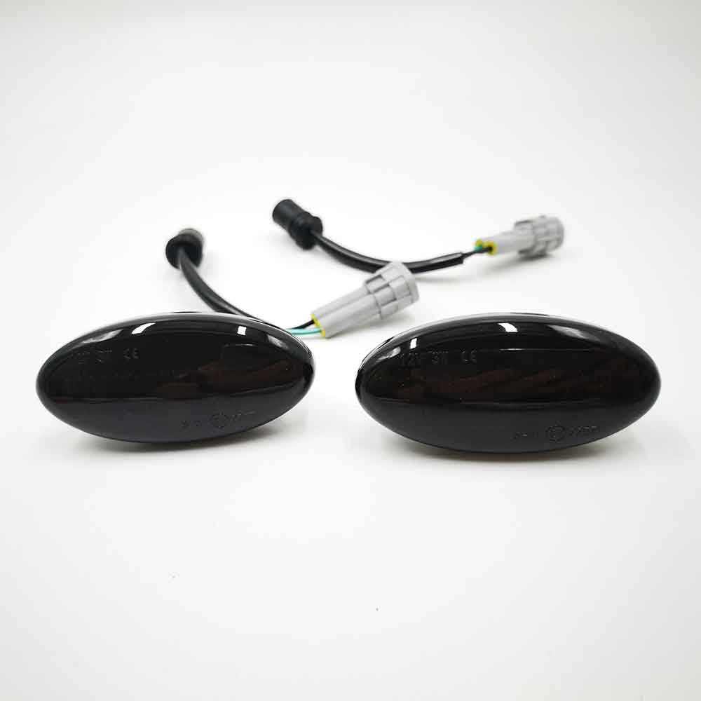 Светодиодные Боковые Указатели Поворота для Mazda 3, 2, Mpv, 5, 2 Шт. (Черный чехол)