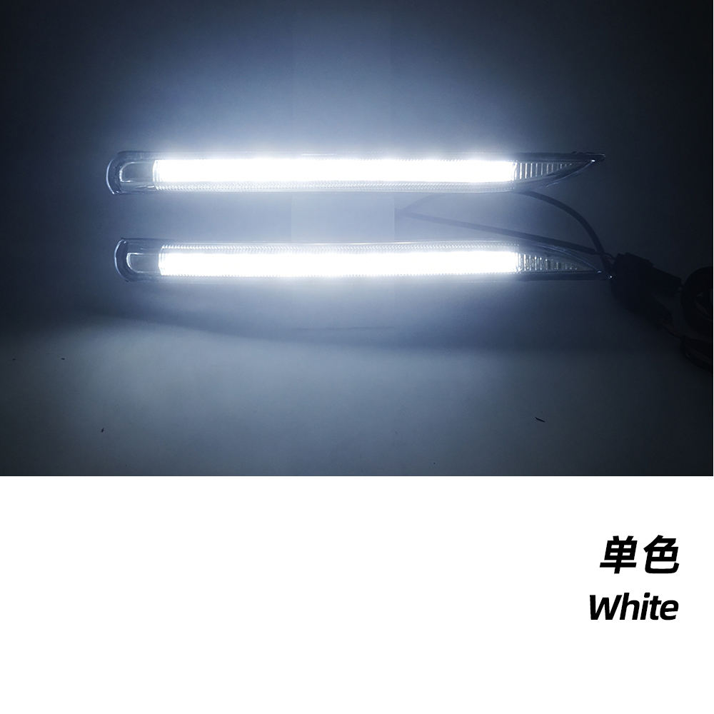 Светодиодные Дневные Ходовые Огни для Renault Koleos, Белого Цвета, из Абс-пластика