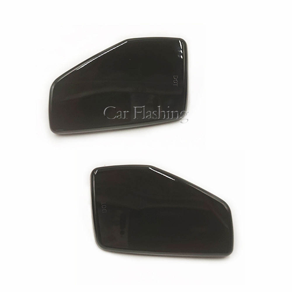 Боковой Маркер Hummer H3, Пластик, Белый (Динамический сигнал весь дым черный чехол)