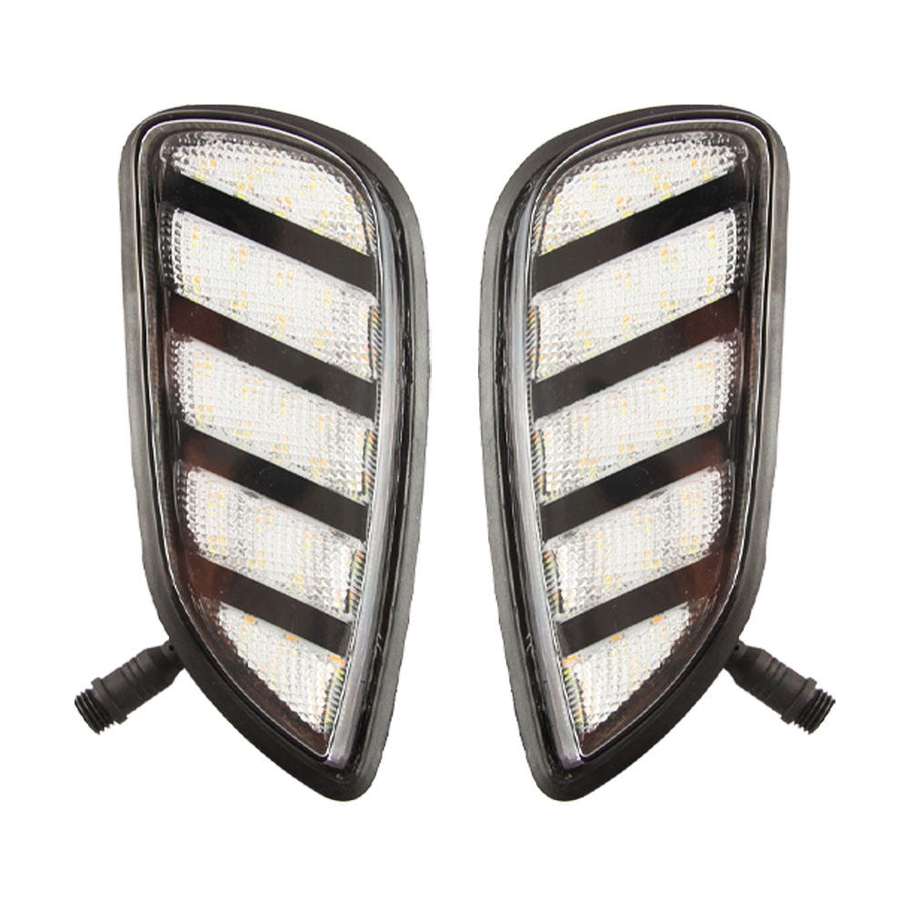 Дневные Ходовые Огни для Mercedes-benz Gla Gla180 Gla200, Белый Abs+led