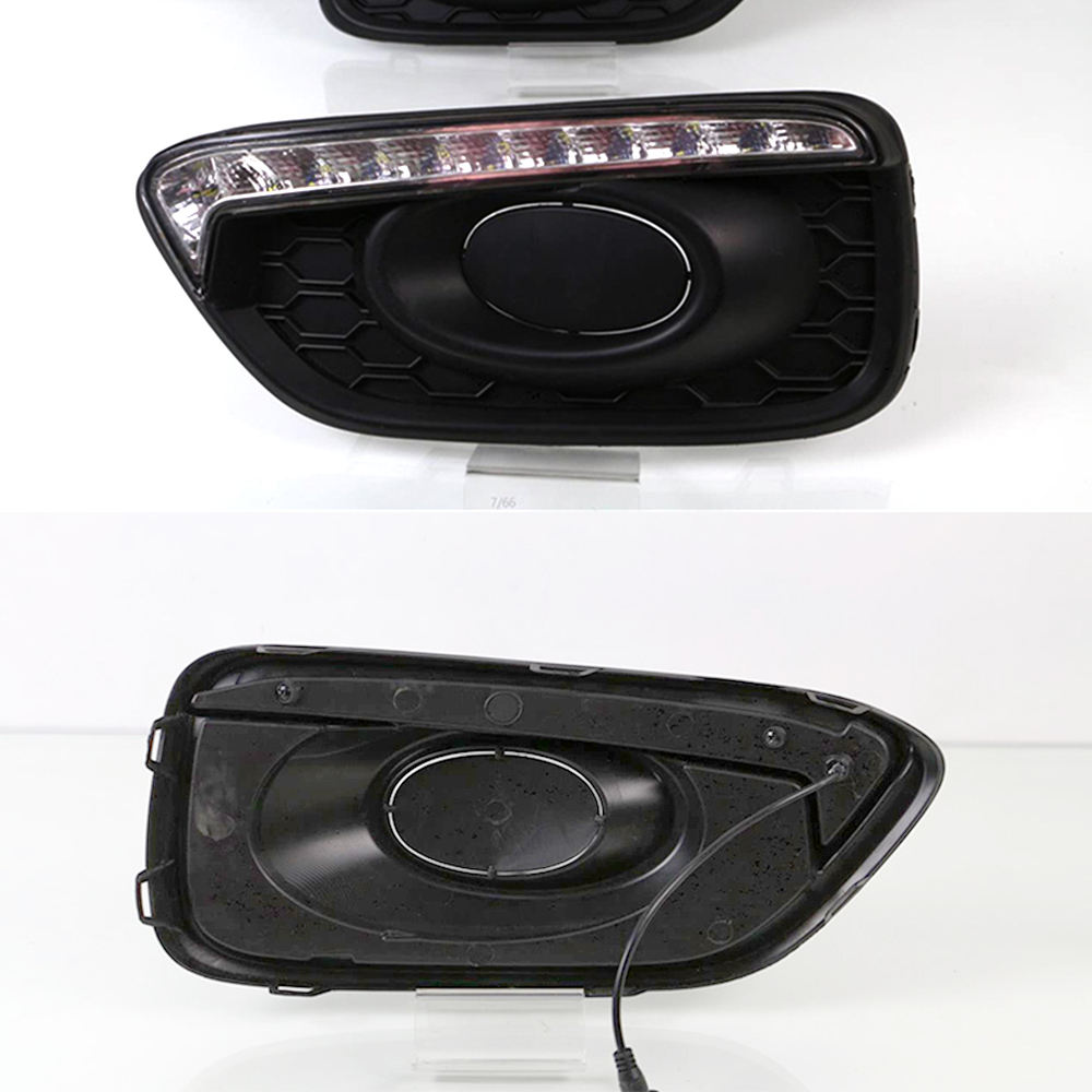 Светодиодные Дневные Ходовые Огни для Honda Brio - Белый Abs-пластик