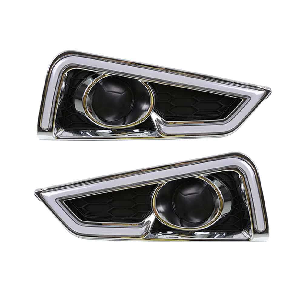 Дневные Ходовые Огни Honda City Grace 2014-2020, Пластик, Желтый Поворотный Сигнал
