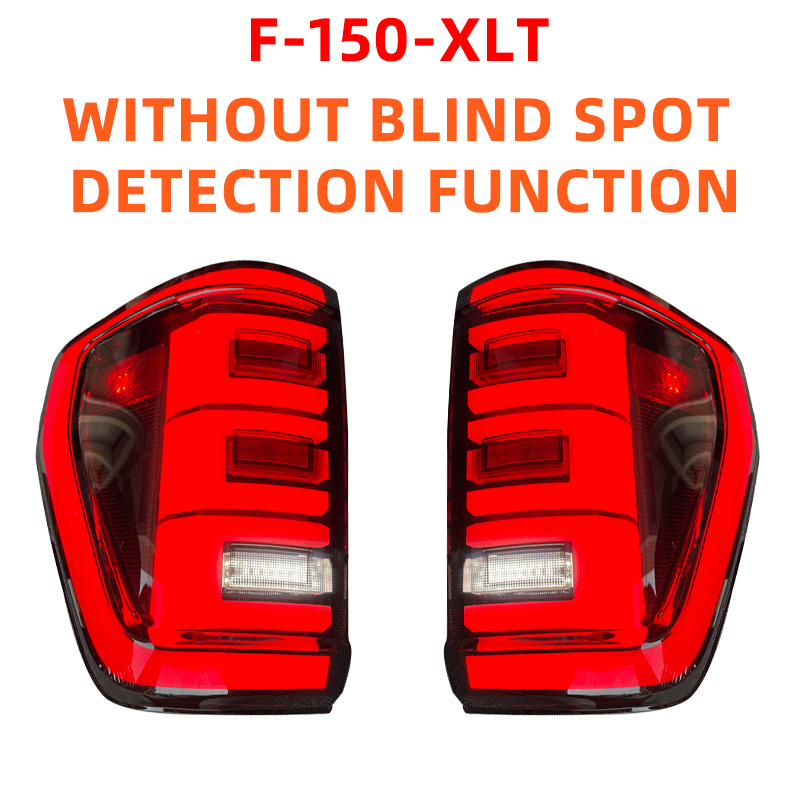 Задняя Фара Ford F-150 Raptor Led, Прозрачный, Прочный Материал (Без функции слепого обнаружения)
