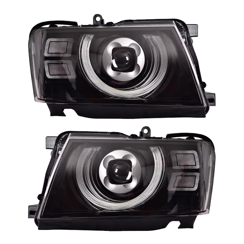 Фары для Nissan Patrol Y61 - Модернизированные Светодиодные Передние Фары, Plug And Play, Abs+pc+pp, Стильный Цвет