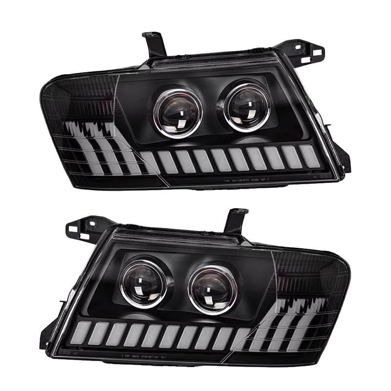 Led Передние Фары для Mitsubishi Pajero/montero, Plug And Play, Drl, Стильный Дизайн Цена за:1 комплект