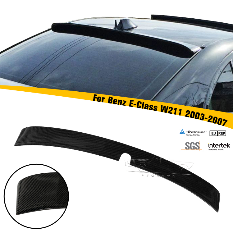 Спойлер Заднего Окна для Mercedes-benz E-класса W211. Создай Стильный Образ с Черным, Белым и Углеродным Волокном!