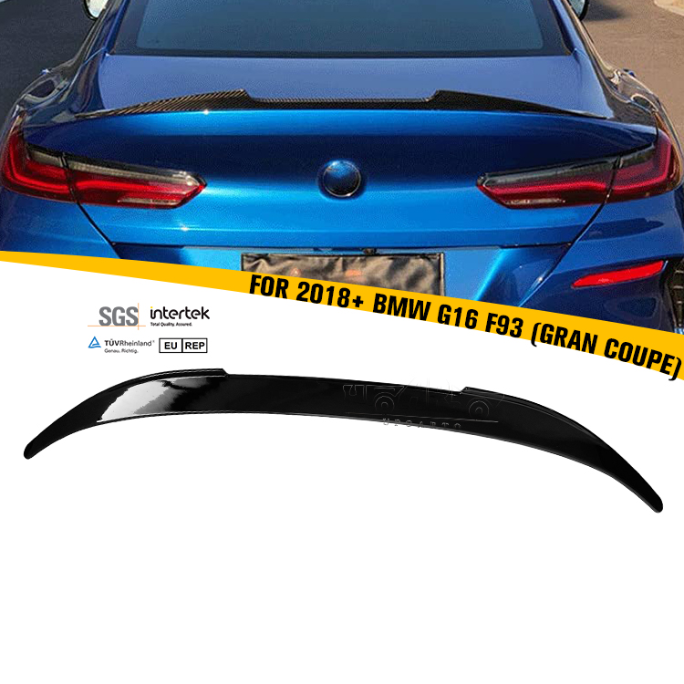 Спойлер Заднего Багажника для Bmw M8 Черного Цвета из Углеродного Волокна