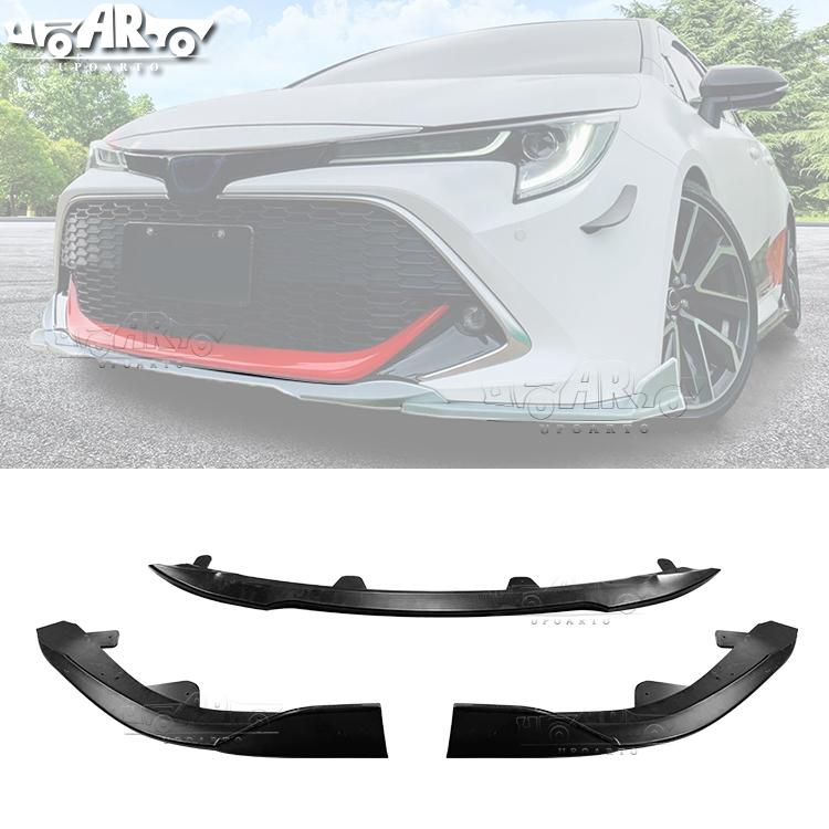 Передний Бампер для Toyota Corolla Auris, Углеродное Волокно, Стильный Сплиттер