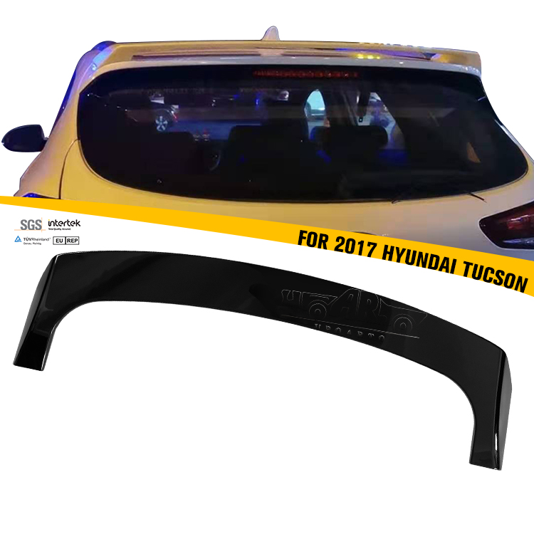 Задний Спойлер Haosheng для Hyundai Tucson из Abs-углеродного Волокна, Цвет Черный