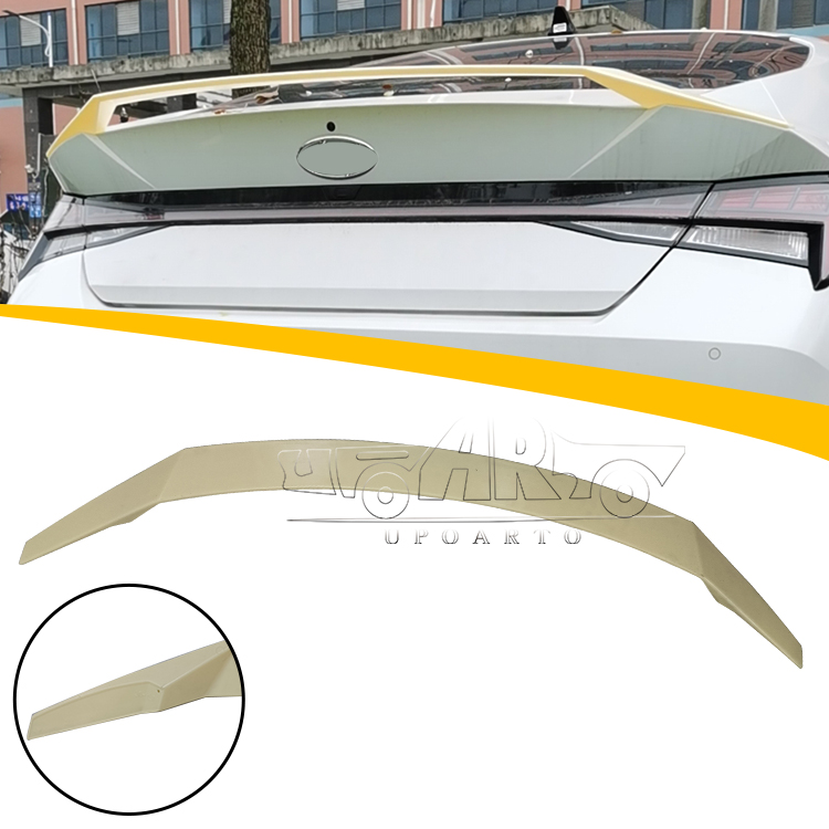 Спойлер Задний для Hyundai Elantra 2020, Матовый Черный, Абс-пластик, Высокое Качество