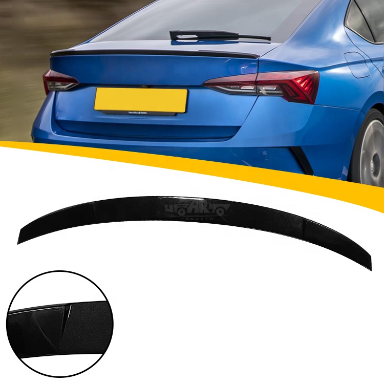 Задний Спойлер Skoda Octavia из Углеродного Волокна, Черный, Abs. Улучшите Стиль Вашего Автомобиля!