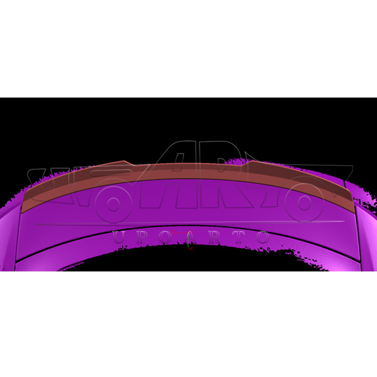 Задний Спойлер Haosheng для Porsche Taycan из Углеродного Волокна, Стильное Дополнение.