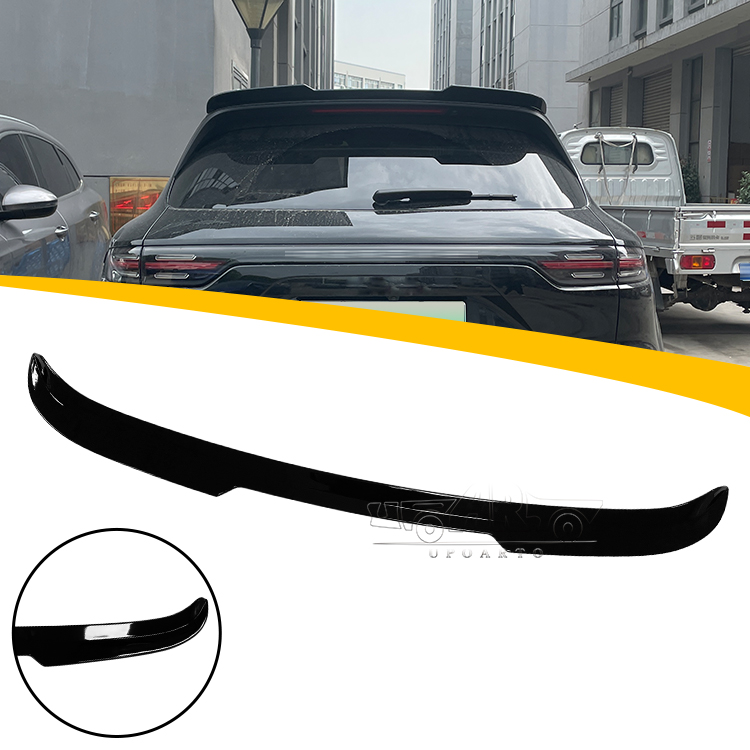 Спойлер Задней Двери Porsche Cayenne из Углеродного Волокна, Матовый Черный. Создай Стиль!