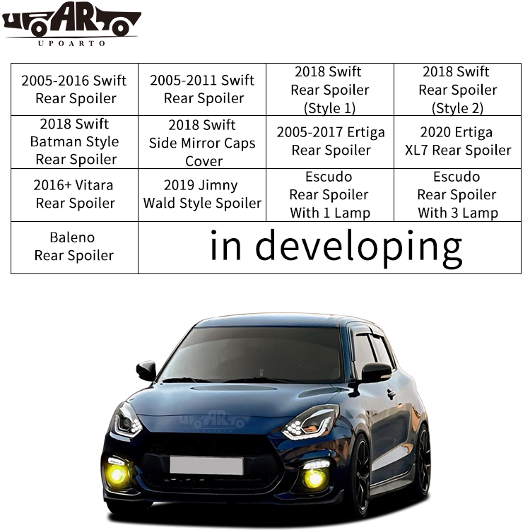 Задний Светодиодный Спойлер для Suzuki в Черном Исполнении