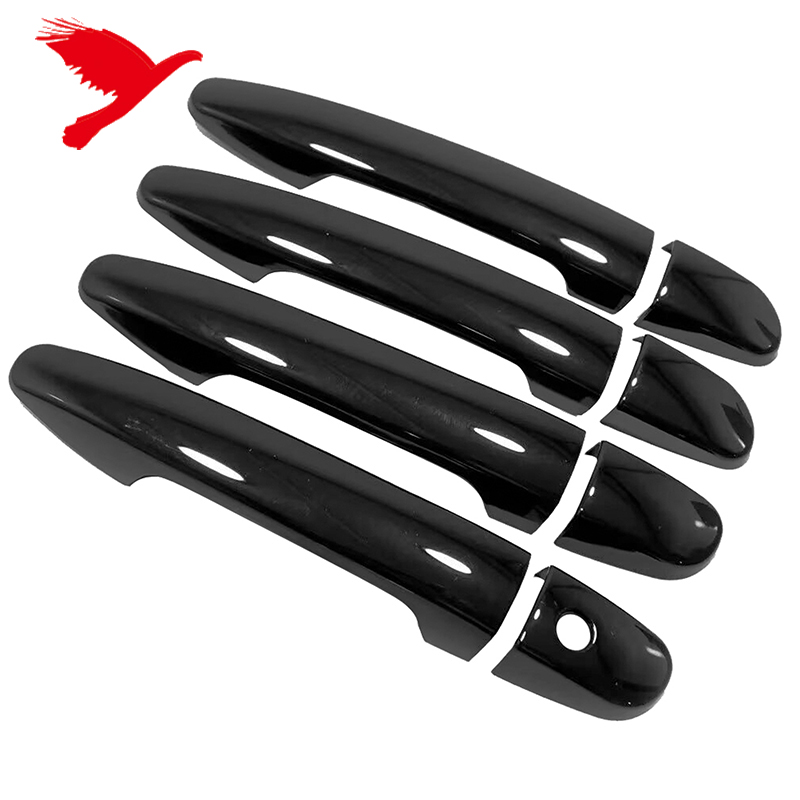 Накладка на Ручки Боковой Двери Mazda Cx-5 2017-2024, Черный, Абс-пластик.