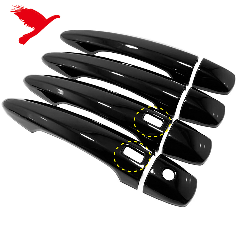 Накладка на Ручки Боковой Двери для Nissan Pathfinder - Стильное Дополнение в Черном Цвете.