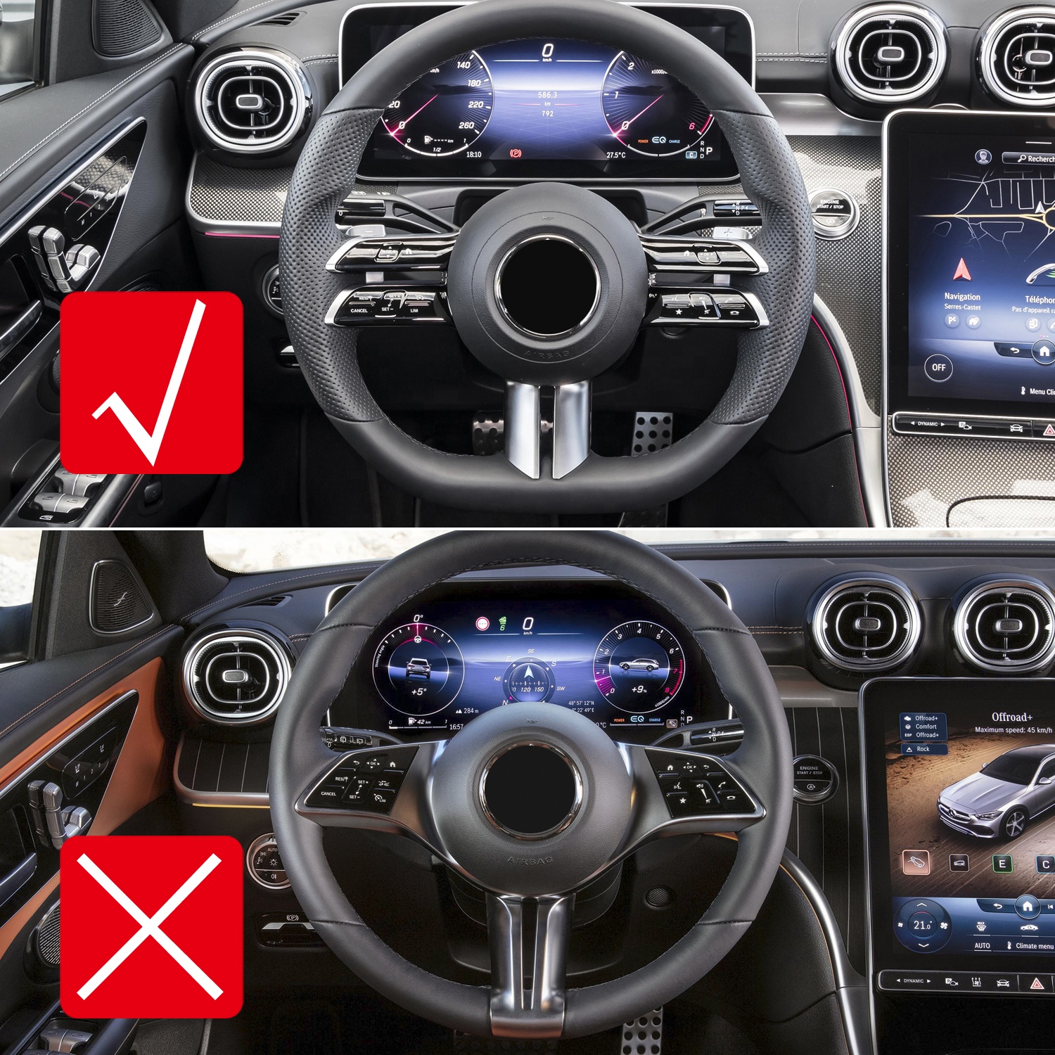 Накладки салона Рулевой Рычаг Mercedes-benz Glc-klasse: Яркий Аксессуар из Алюминия