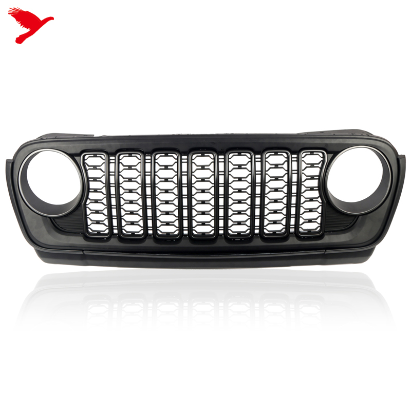 Решетка Передняя для Jeep Wrangler Jl -  из Abs. (Без отверстия для камеры)