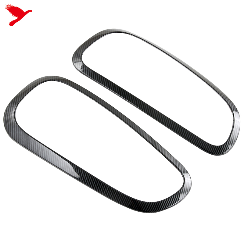 Накладки на Задние Фонари Bmw Mini Clubman из Углеродного Волокна. Улучшите Салон Своего Авто! (Стиль углеродного волокна)