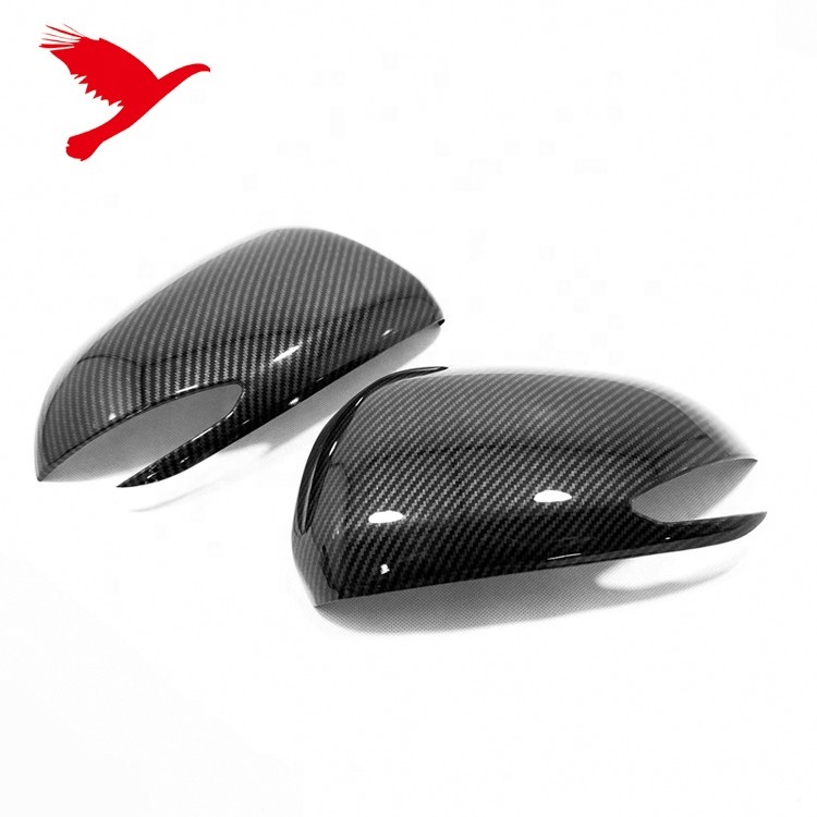 Крышка Зеркала Заднего Вида для Hyundai Santa Fe: Стильный Углеродный Цвет, из Abs-пластика.