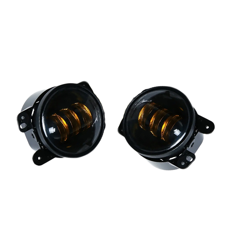 Светодиодные Противотуманные Фары для Jeep Wrangler Gladiator Jt Jl Jk, Светодиодные Янтарные Противотуманные Фары для Переднего Бампера Jeep Wrangler, Аксессуары