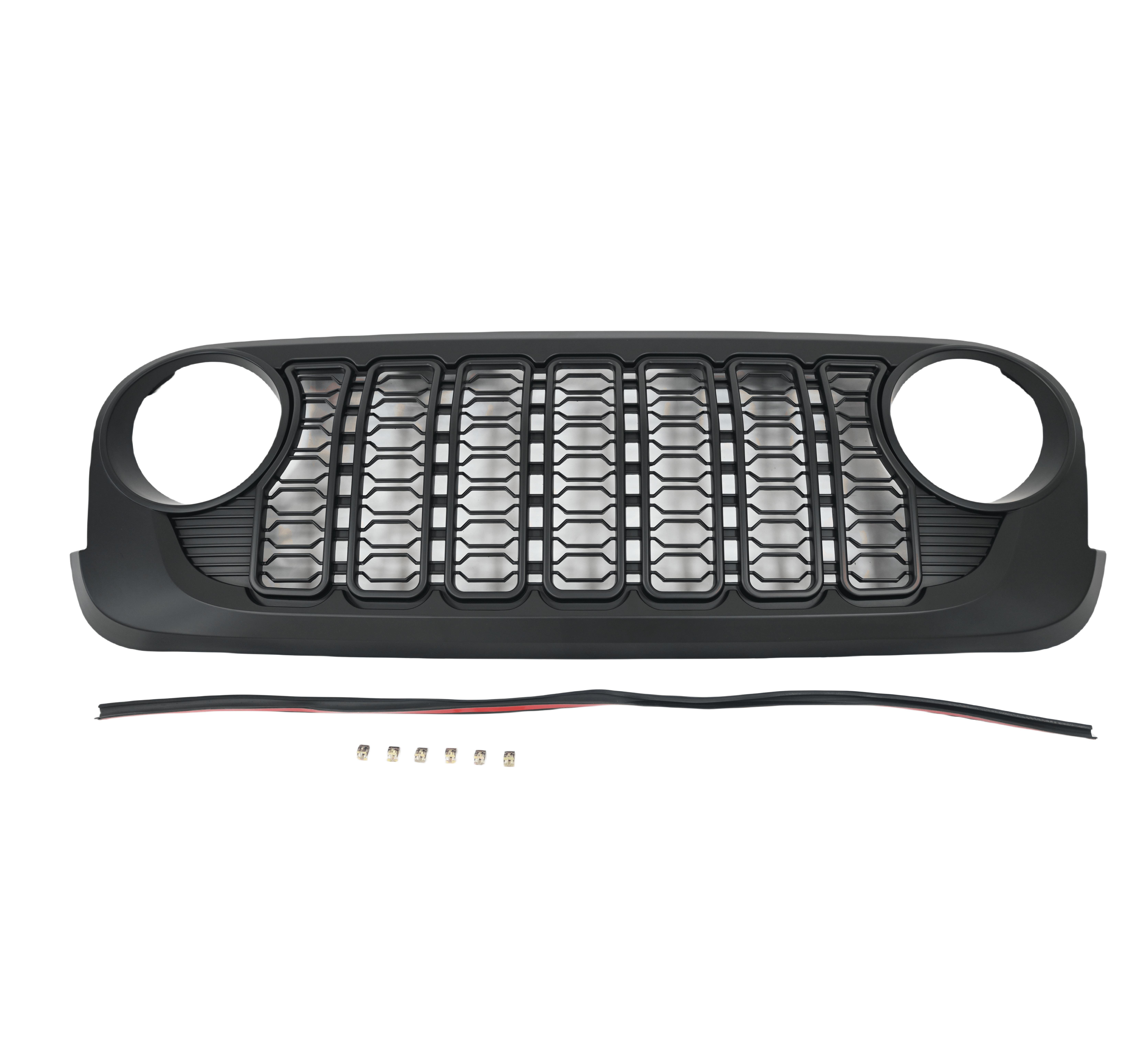 Передняя Решетка Miji Abs для Jeep Wrangler Jk - Стильный Акцент Вашего Авто!