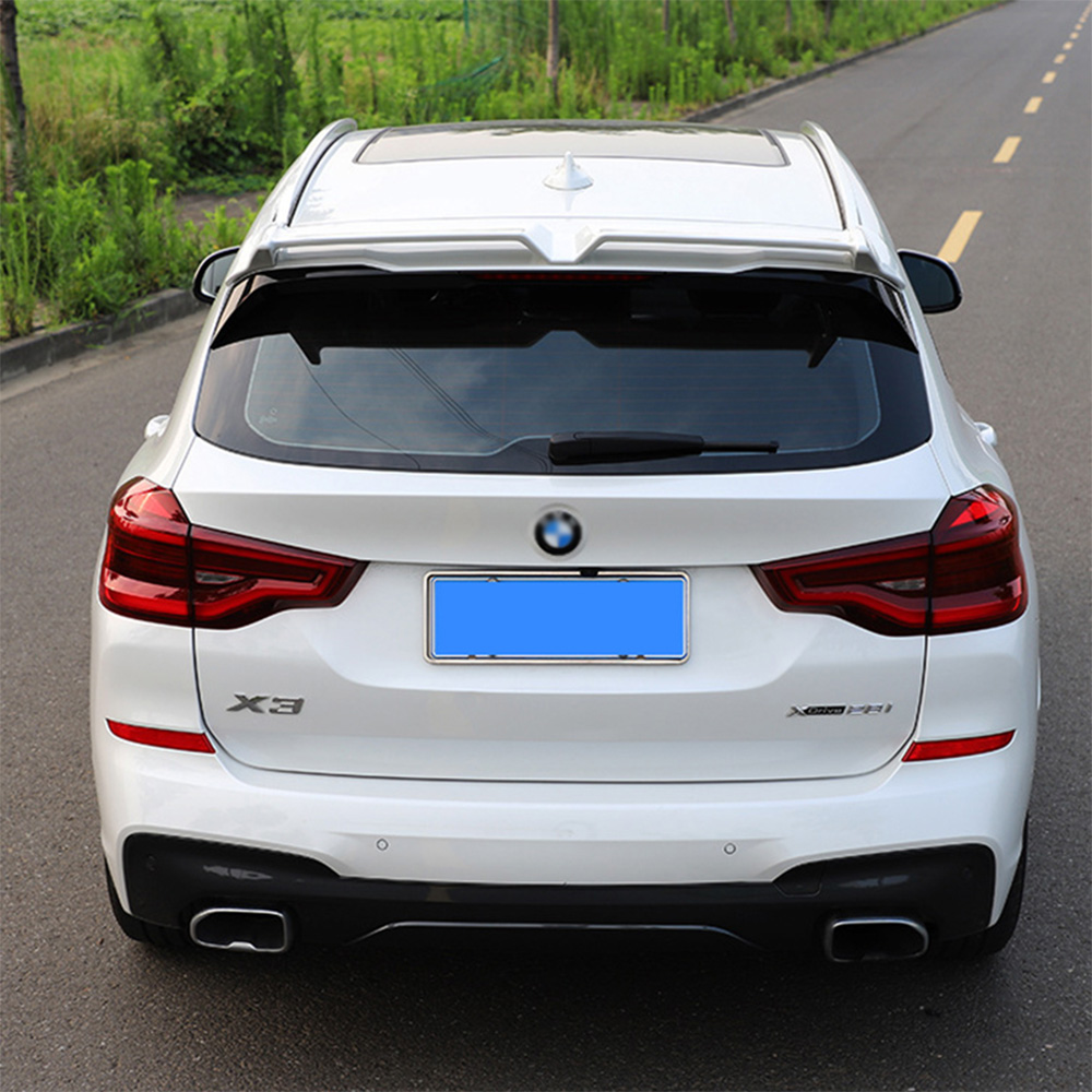 Спойлер для Bmw X3 G01 2018-2019, Черный/Карбон, Abs Пластик